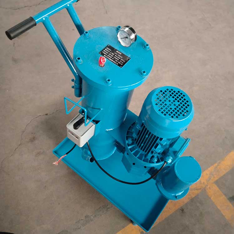 華豫供應(yīng)油液除雜用LUC濾油機 單筒 可移動小車